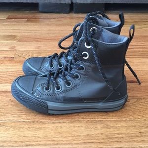 Leather High Top Converse